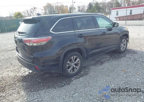 2014 Toyota Highlander Le Plus V6 из США, поврежденный, VIN 5TDBKRFH6ES057490